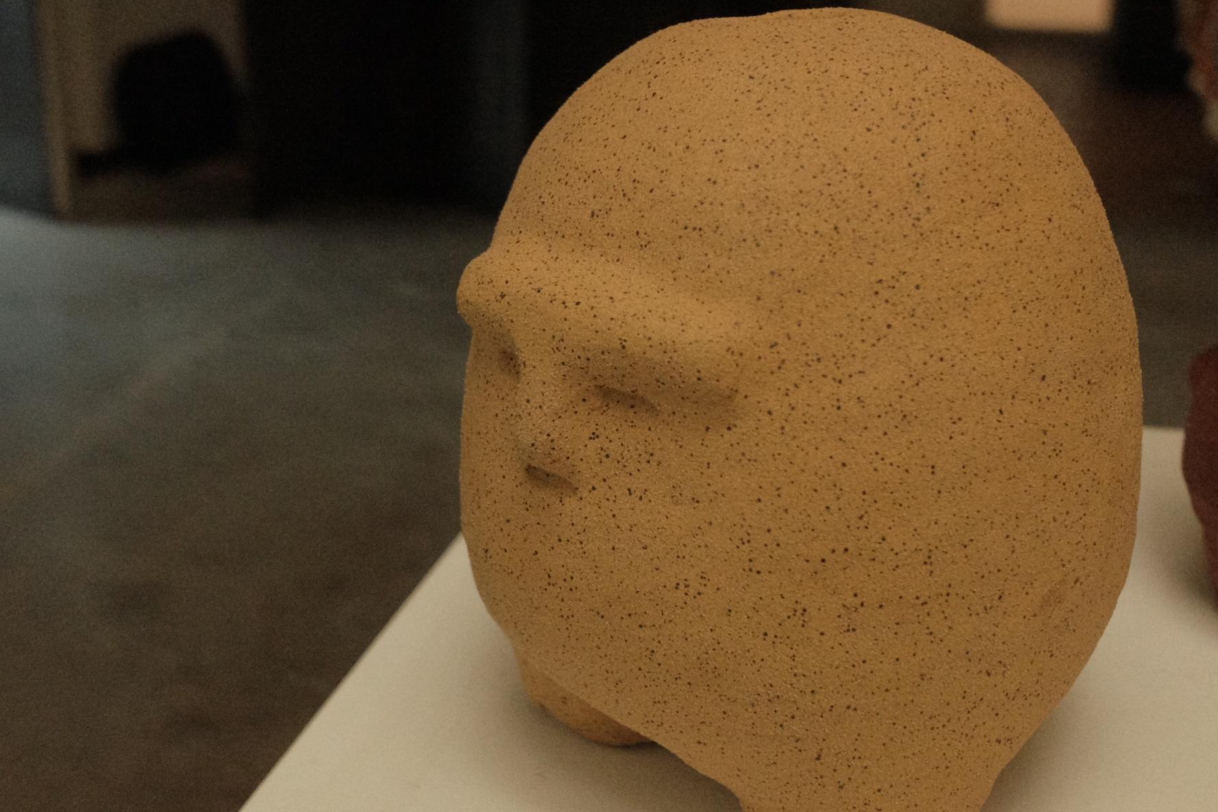 Ceramic sculpture at Oolong Gallery